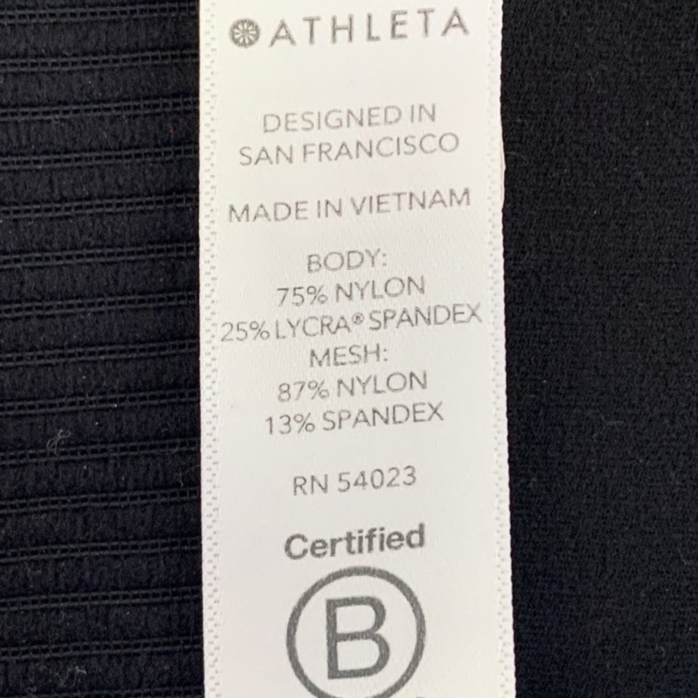 ATHLETA Arita Heel Tights | Black | High Rise | Size S - Picture 9 of 10